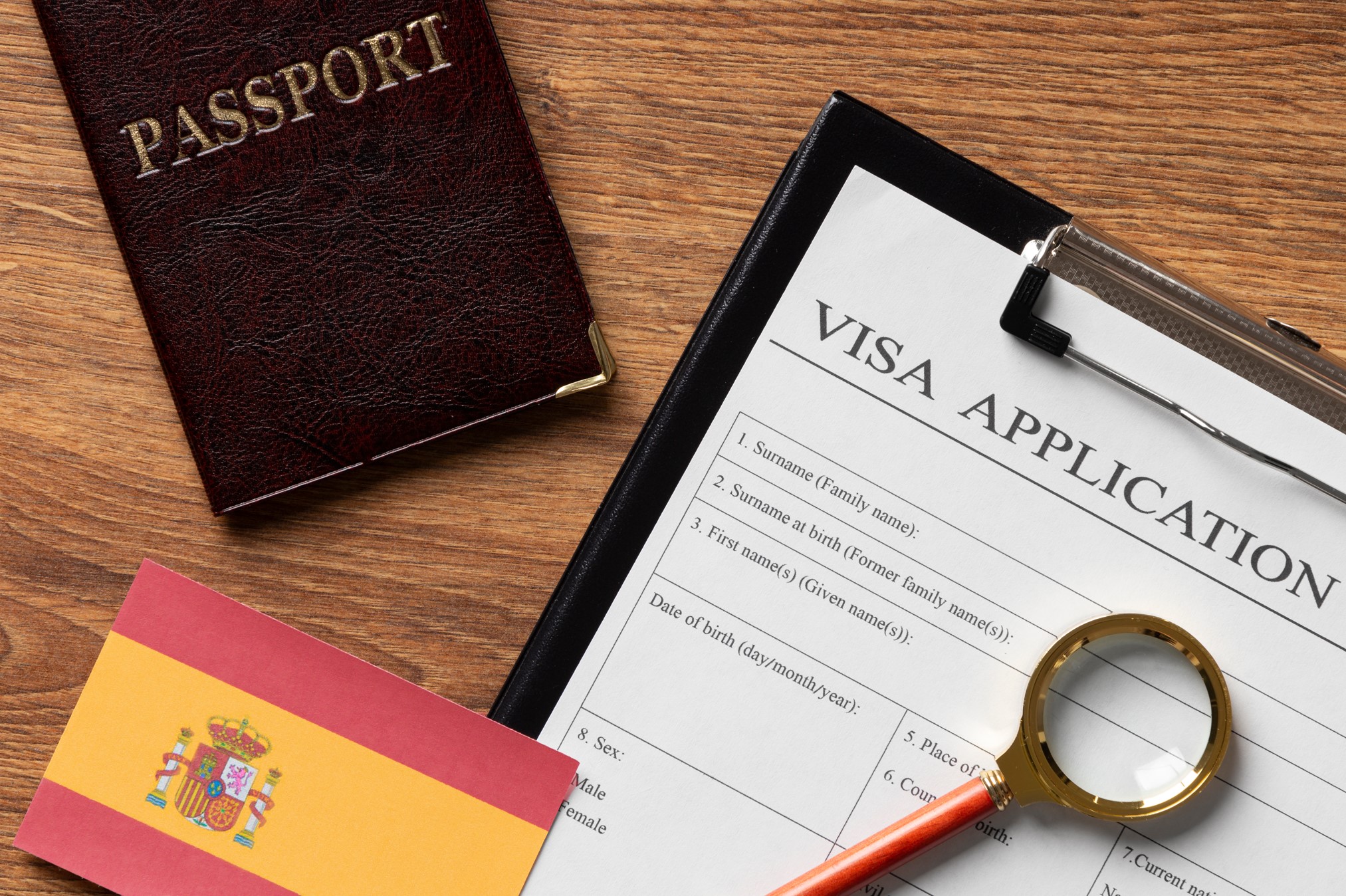 Spain visa application